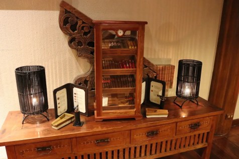 Cigar selection at Club House