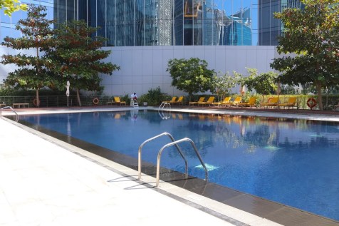 Outdoor heated pool