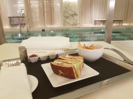 Lunch at the pool
